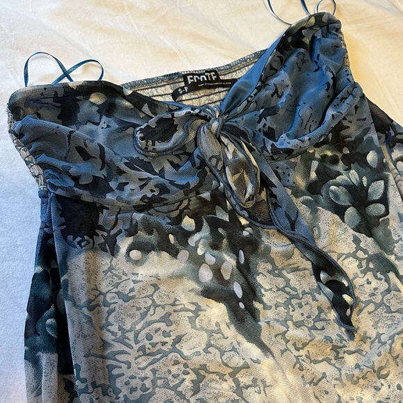 NWOT Strapless Babydoll Top - Picture 5 of 6